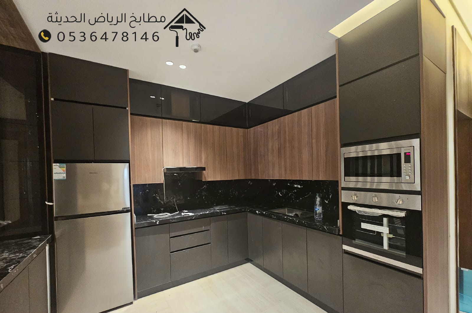 تفصيل مطابخ حي الروضة بالرياض بتصاميم عالية الجودة